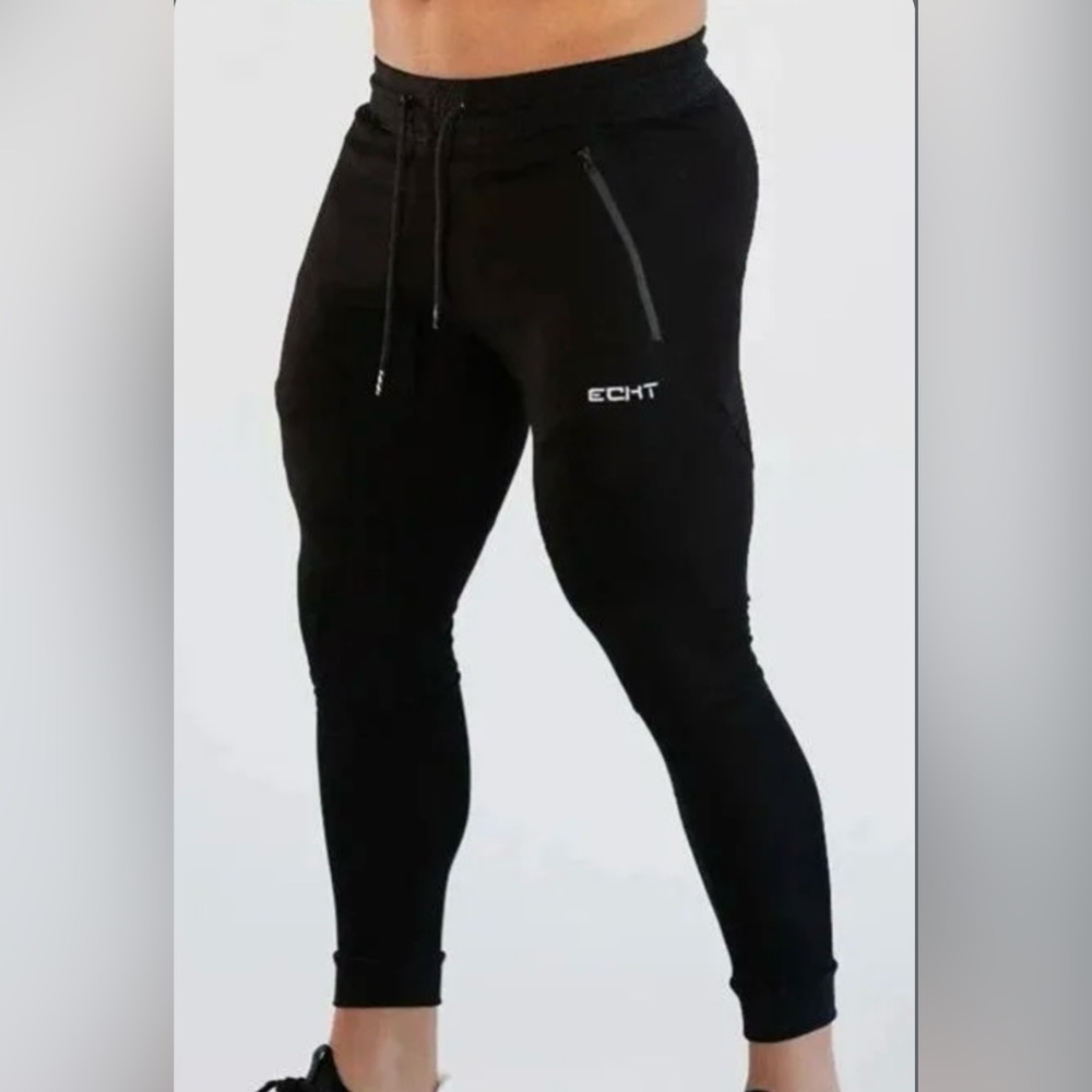 Men’s ECHT Black Performance Jogger Pants L medium